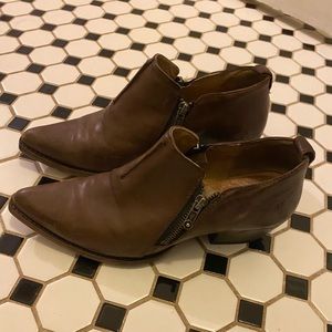 Frye ankle boots!